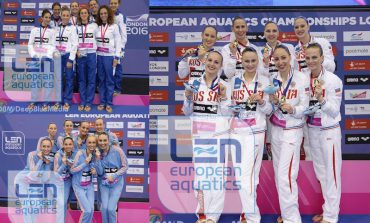 У России 6 из 6 золотых медалей в синхронном плавании на Евро-2016