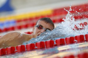 Paul BIEDERMANN of Germany is cooling down after competing in the men's 200m Freestyle Semifinal 2 at the European Swimming Championship at the Hajos Alfred Swimming complex in Budapest, Hungary, Tuesday, Aug. 10, 2010. (Photo by Patrick B. Kraemer / MAGICPBK)