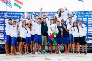 Team Italy ITA winner of LEN Trophy Piombino (Li) LEN 2016 European Junior Open Water Championships Europei Junior Acque Libere Day 03 11-09-2016 Photo A.Masini/Deepbluemedia/Insidefoto